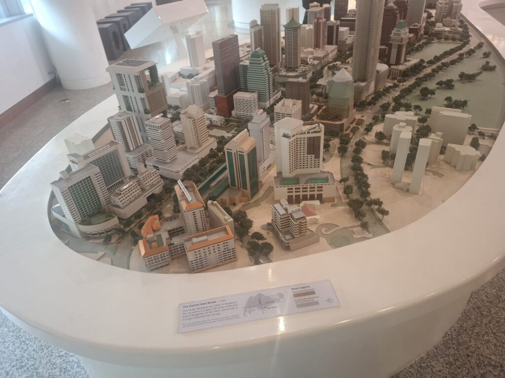 シンガポールのジオラマ