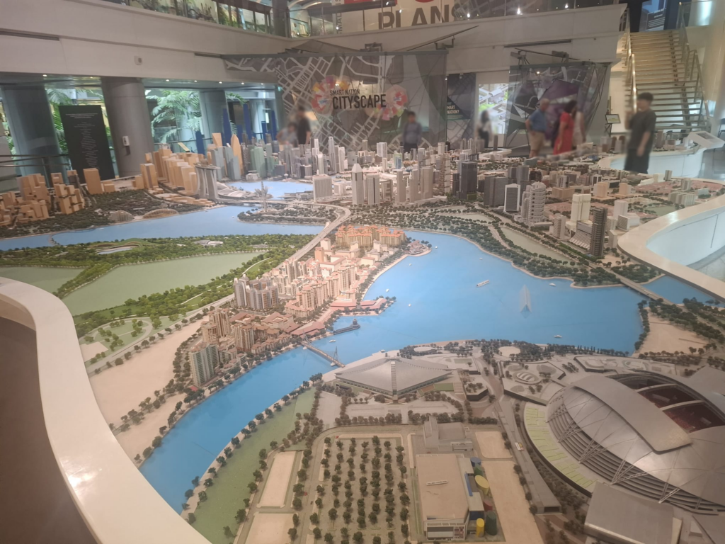 シンガポールのジオラマ