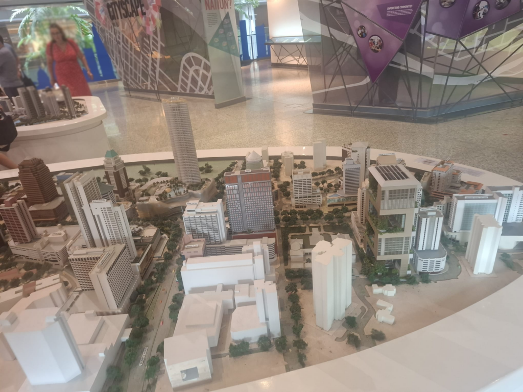 シンガポールのジオラマ